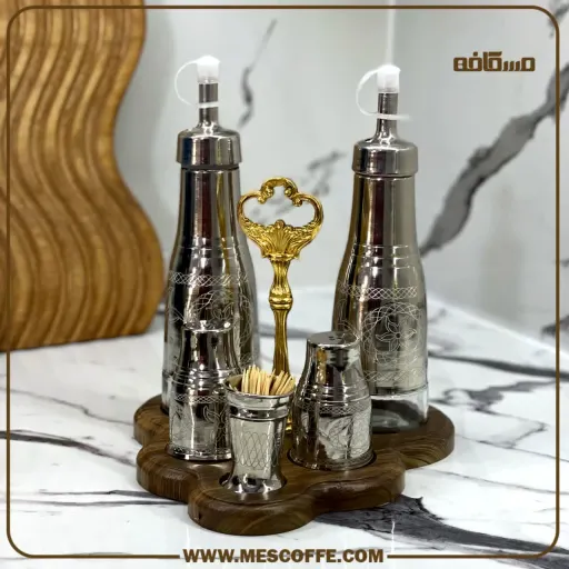 ست آبلیمو خوری مسی کروم(6 تکه،کد1439)