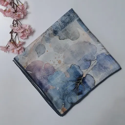 روسری قواره 130 نخی سیمارو کد P3490