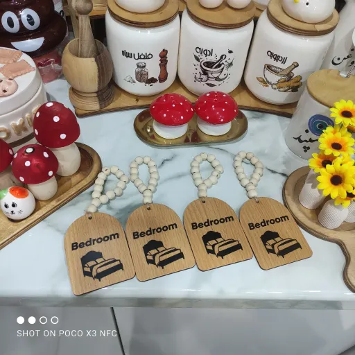 نشانگر چوبی مهره دار زیبا و کاربردی 