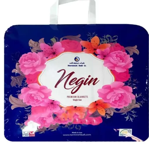 پتو نرمینه دونفره مدل نگین بسیار لطیف و براق طرح برجسته قلب ساکدار اورجینال رنگ کاربنی 
