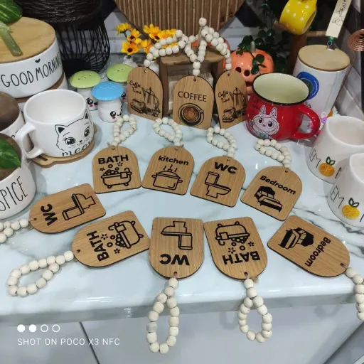 نشانگر مهره ای چوبی زیبا