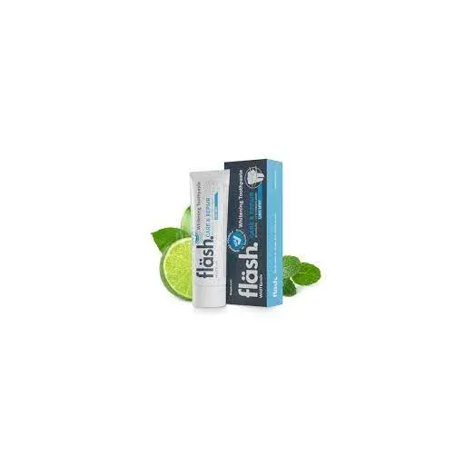 خمیر دندان سفید کننده فلش وایت اسمایلFlash – Whitening Toothpaste اورجینال(آلمان) طمع لیمو نعناع