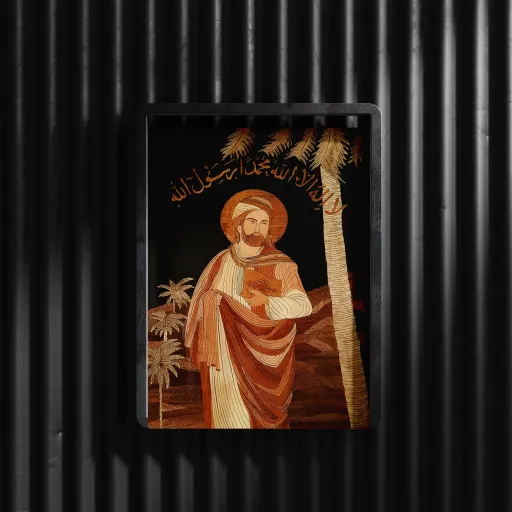 تابلو معرق لا اله الا الله محمد رسول الله برند قلندری