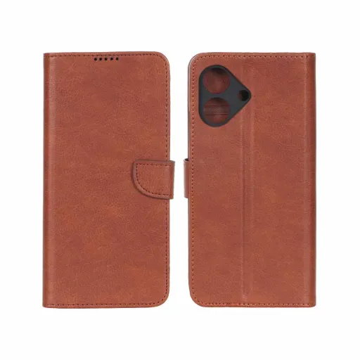 کیف چرمی مگنتی جاکارتی و محافظ لنزدار درجه یک KRF مدل هواوی آنر Honor Play 10 رنگ طوسی