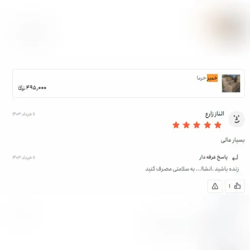 خمیر خرما درجه 1  (1 کیلویی ) بار اعلاء 3