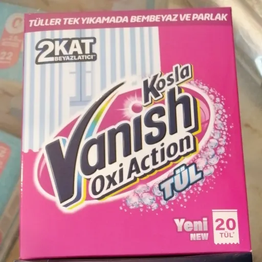 پودر لکه بر پرده ونیش Vanish Oxi Action TUL  وزن 500 گرم