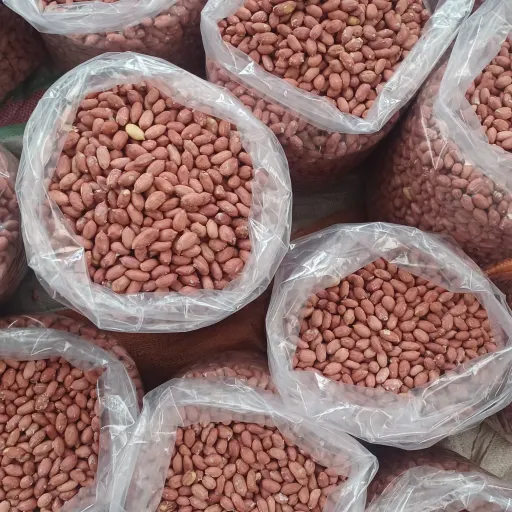 بادام زمینی محلی آستانه اشرفیه برشته  50کیلویی 