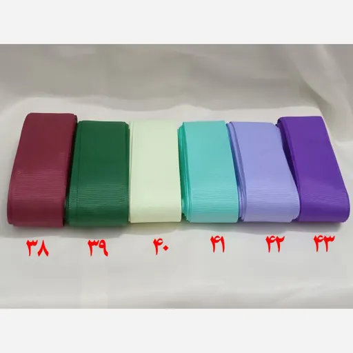 روبان گروگن ساده چهار سانتی از کد 34 تا 43 کد کد 36