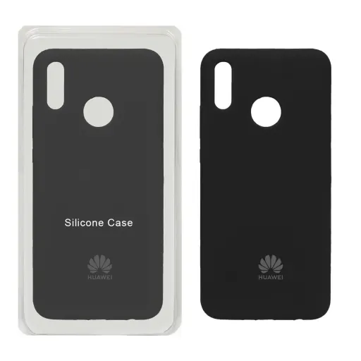 قاب سیلیکونی پاک کنی اورجینال درجه یک هواوی مدل Huawei Y9 (2019) (پک اصلی) رنگ صورتی فانتزی