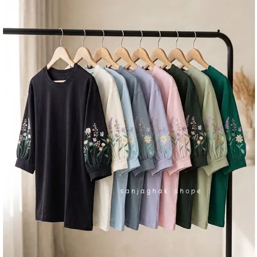 تیشرت گلدوزی