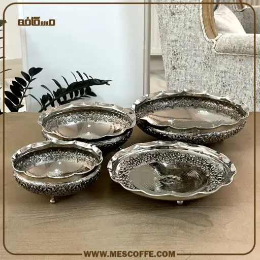 سرویس پذیرایی کروم مدل گلبرگ