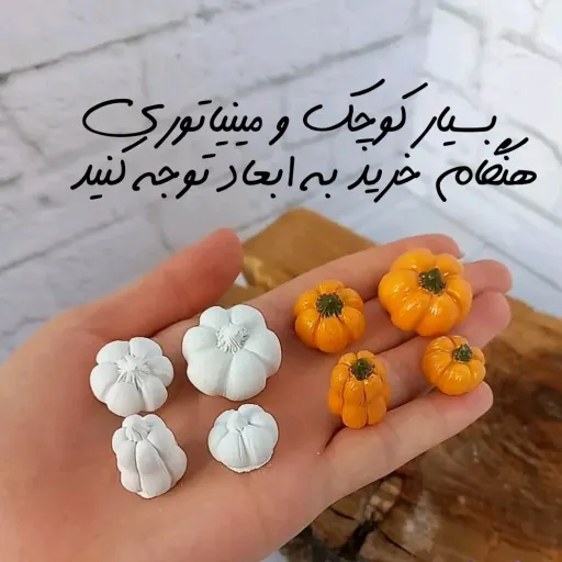 قالب سیلیکونی کدو مینیاتوری کوچک مناسب برای شمع و سنگ مصنوعی