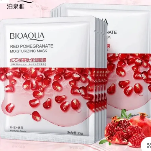 ماسک صورت ورقه ای انار بیوآکوا 25 گرمی

Bioaqua Red Pomegranate Moisturizing Mask 25g

