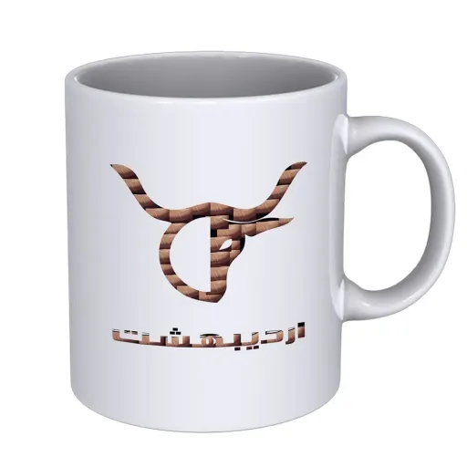 ماگ تزینی طرح  اردیبهشت ماه