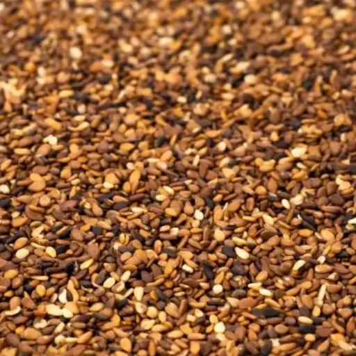 کنجد قهوه ایی بار اعلا (500،250، 1000 گرمی) وزن 250 گرمی