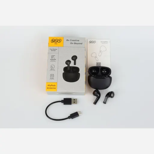 هدفون بلوتوثی کیو سی وایQCY Ailypods T20 رنگ مشکی