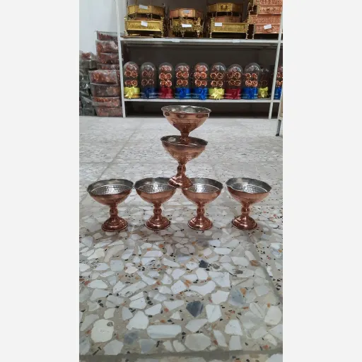 جام مسی چکشی توسفید 