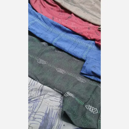 شورت مردانه نخ پنبه پادار بسته 6 عددی سایز XL