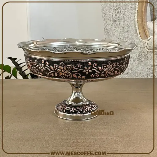 میوه خوری مسی زنجان(مدل گل یاس/کد1889)