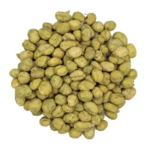 بادام زمینی روکش دار با طعم ماست و ریحان تازه دویست گرم آجیل و خشکبار مهران