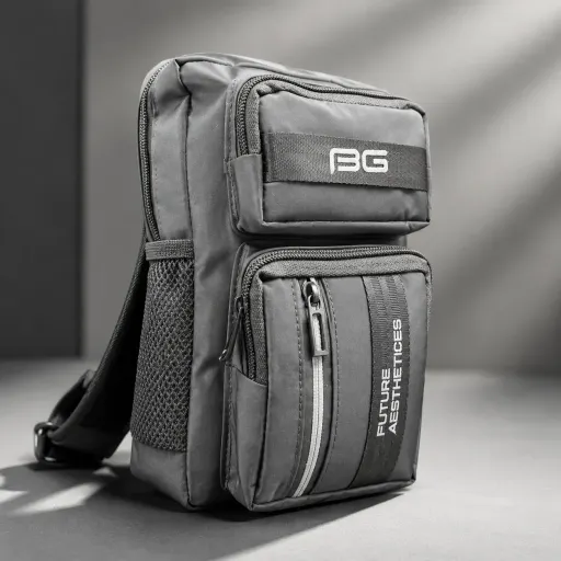 بادی بگ بنج (شبرنگ)  body bag bange sport ،ضد آب ، دارای عرق گیر کیف بنج