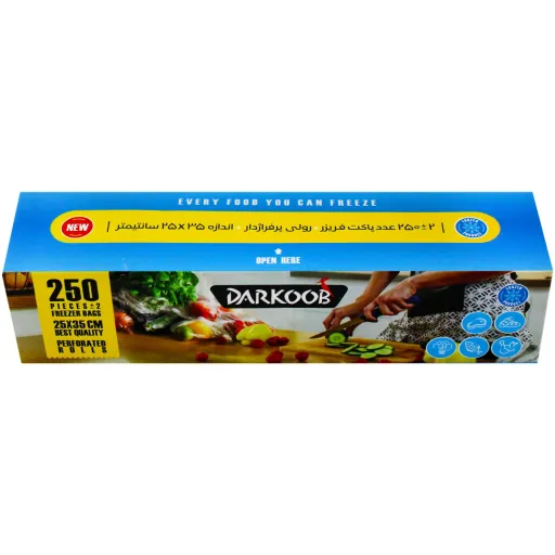 کیسه فریزر دارکوب ضخیم 250 عددی