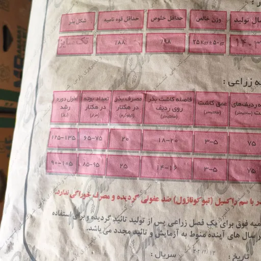 بذر ذرت هیبرید کراس 704 