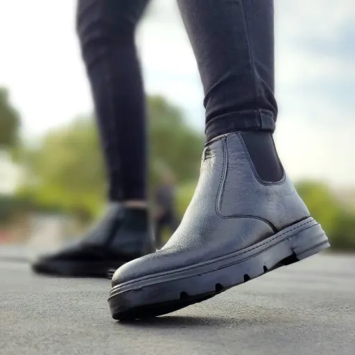 کفش نیم بوت مردانه،نیم بوت مردانه بندی و بی بند
