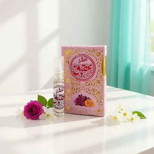 عطر طبیعی و درمانی عقیق طیّبستان حجم 5 میلی لیتر با درب افشانه‌ای
