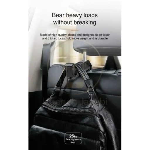 هولدر موبایل صندلی عقب ماشین بیسوس Baseus Back Seat Hook SUHZ-A01 ابعاد 4 تا 6.5 اینچ