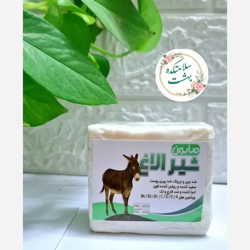 صابون شیر الاغ دست ساز( روشن کننده و ضدلک)
