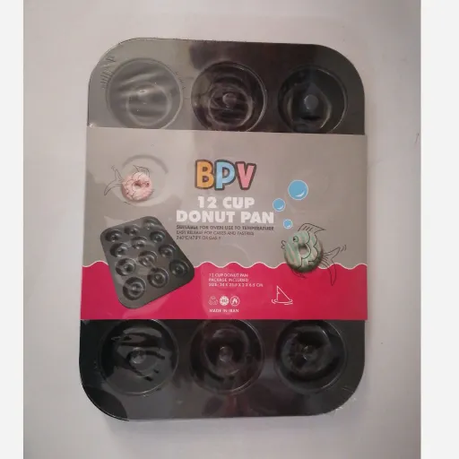 قالب تفلون BPV دونات 12 خونه  24 در 34 سانت 