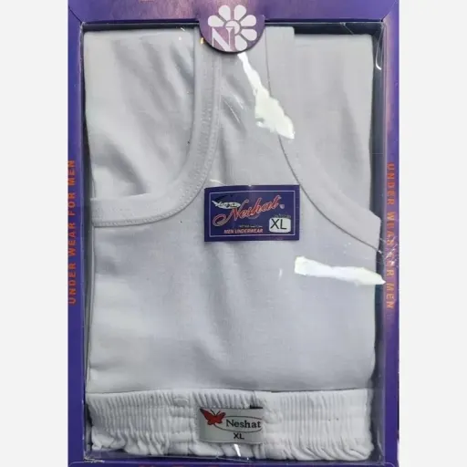 ست شورت و رکابی مردانه نشاط سایز 2xl