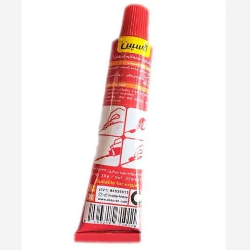 چسب آکواریوم شفاف کاسپین 30گرم ( لاهیج یراق )