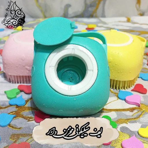 لیف سیلیکونی مخزن دار رنگ صورتی
