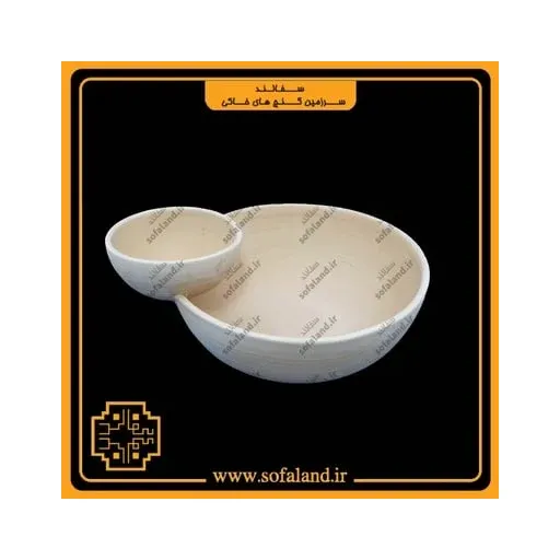 کاسه سفالی طرح مزه خوری سفالند