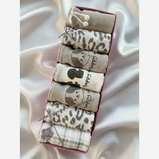 شورت زنانه عروسکی فانتزی نخی کبریتی طرح هاپو سایز بزرگ 3X طرح 3