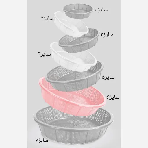 آبکش خوشرنگ سایز2 ایده آل