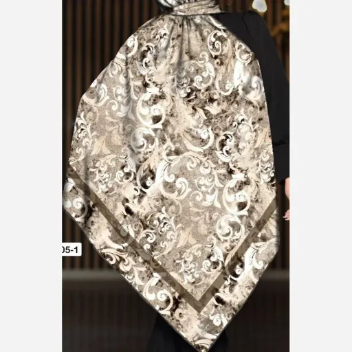 روسری نخی قواره 100 سیمارو کد P3405-1