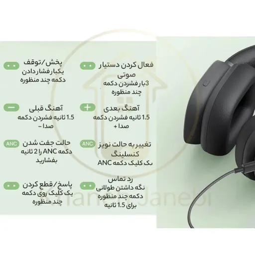 هدفون بلوتوث بیسوس Baseus H1 Bowie NGTW230013