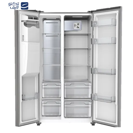 یخچال فریزر ساید بای ساید ایکس ویژن مدل HS600-WI-SI 2