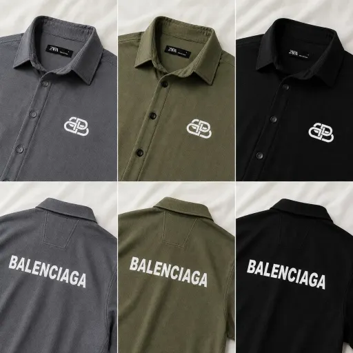 پیراهن مردانه BALENCIAGA (رنگ سبز) سایز XL