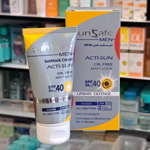 کرم ضدآفتاب آقایان SPF40 سان سیف