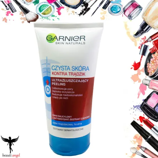 ژل اسکراب ضد جوش گارنیر سری Skin Naturals مدل پیور اکتیو، حجم 150 میلی لیتر ا Garneir Czysta Skora scrub Gel 150ml
