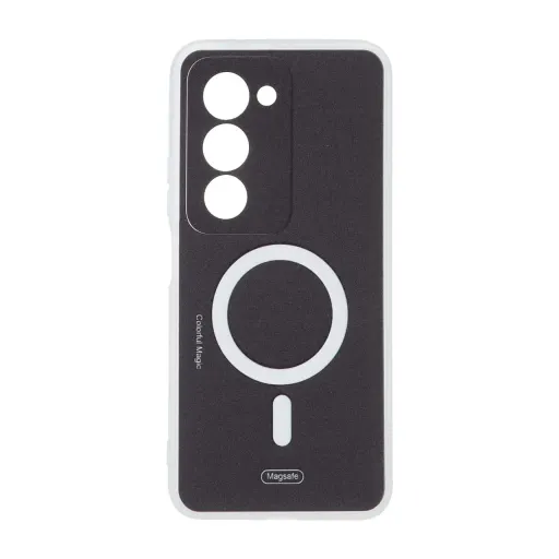 قاب Colorful Magic طرح مگ سیف محافظ لنزدار Xiaomi Redmi 15 4G رنگ مشکی