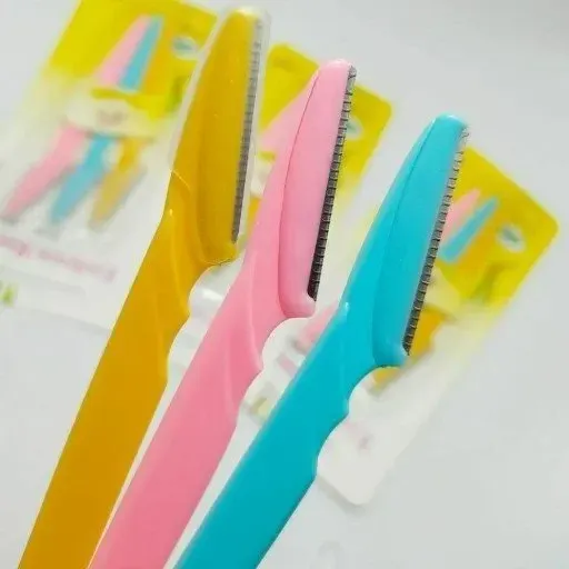 پک 3تایی تیغ اصلاح صورت و ابرو تینکل| مدل Shaper(شیاردار)