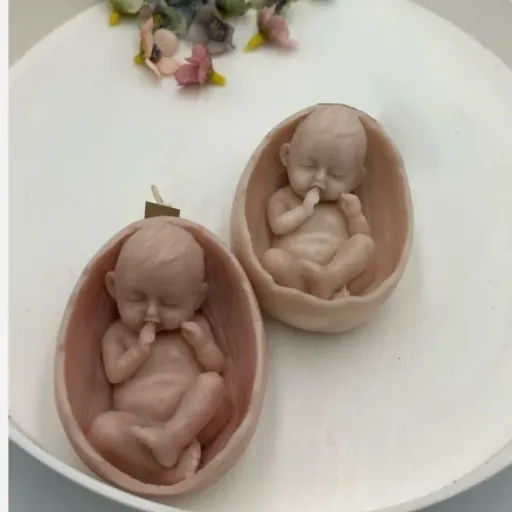 قالب سیلیکونی نوزاد گیفت نوزادی