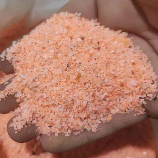 شن رنگی سیلیس (نارنجی) بسته 500 گرمی