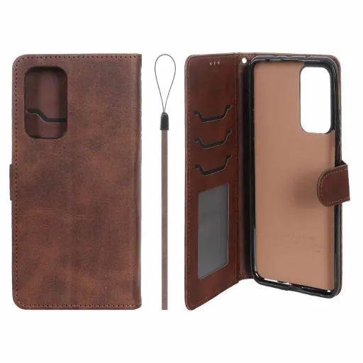 کیف موبایل مگنتی درجه یک داخل خز MNC Plus مدل Xiaomi Mi 10T / Mi 10T Pro / K30S رنگ قهوه ای