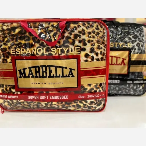 پتو پلنگی دونفره زمستانه سنگین MARBELLA محصول گلفام